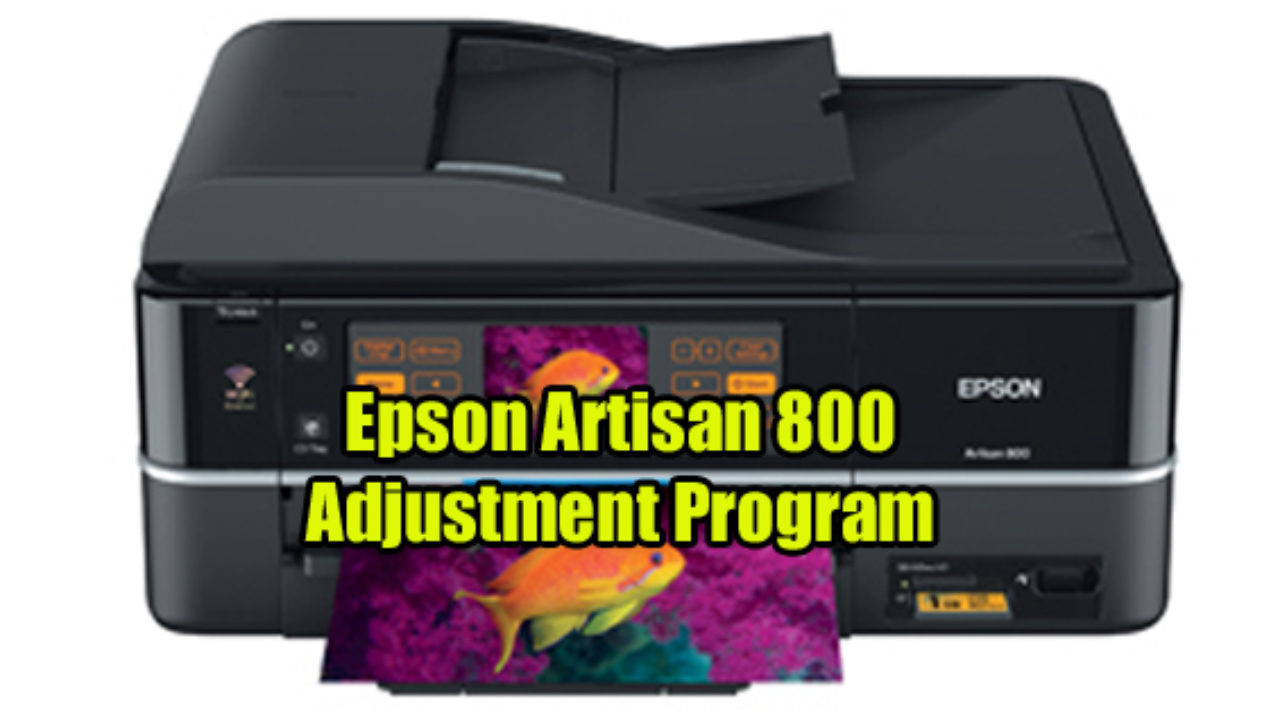 epson artisan 800 installation software